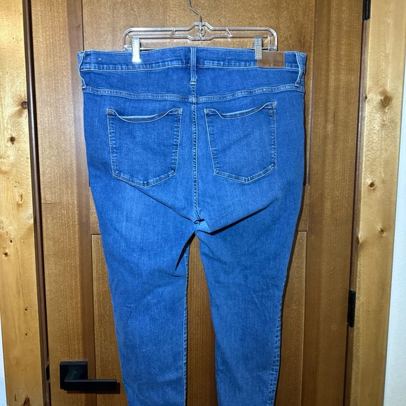 Madewell Women's‎ 9" Mid-Rise Skinny Jean Size 35 Style M4233 Blue Stinson Wash - Picture 2 of 5